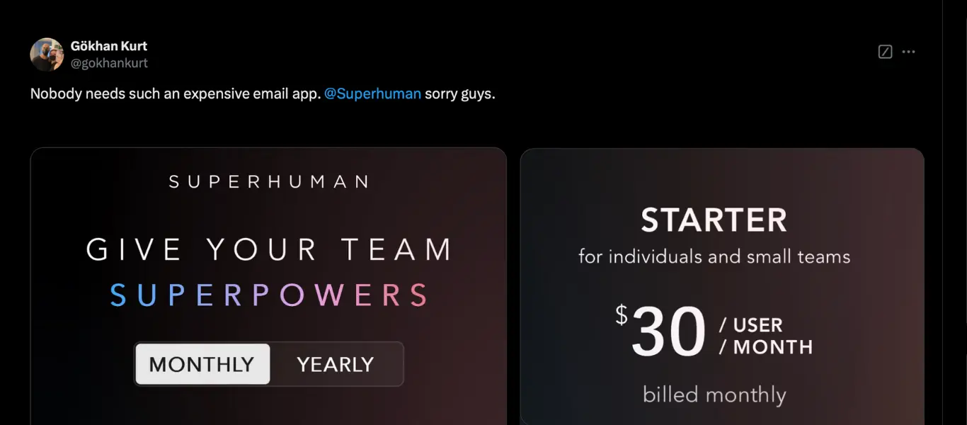 superhuman alternative